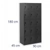 Szafa metalowa skrytkowa - 12 szafek - zamykana - 200 kg FROMM STARCK 10260393 STAR_MCAB_47